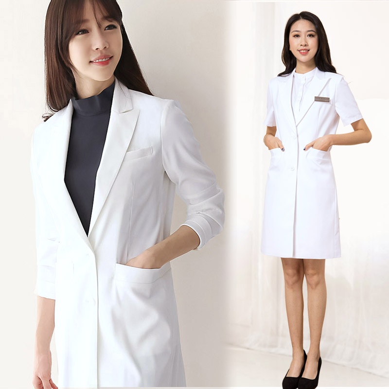 Medical Lab Years - Korean Style Long Sleeve White Lab