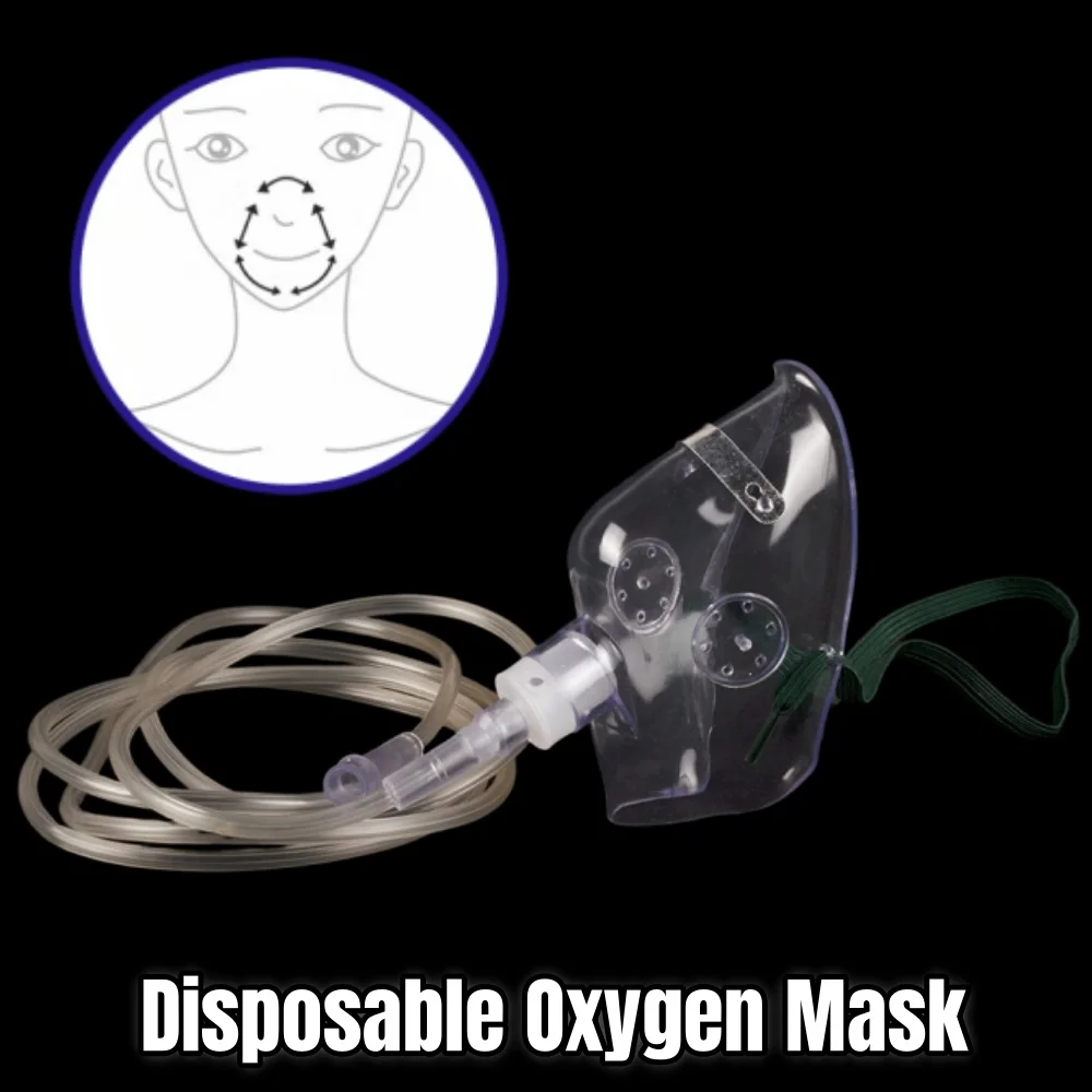 1Set Adult Oxygen Mask Disposa - đánh giá và giá Medical Oxygen Concentrator