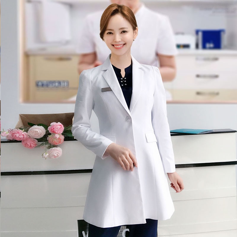 Long Sleeve White Lab Coat Doc - đánh giá và giá Medical Lab Years