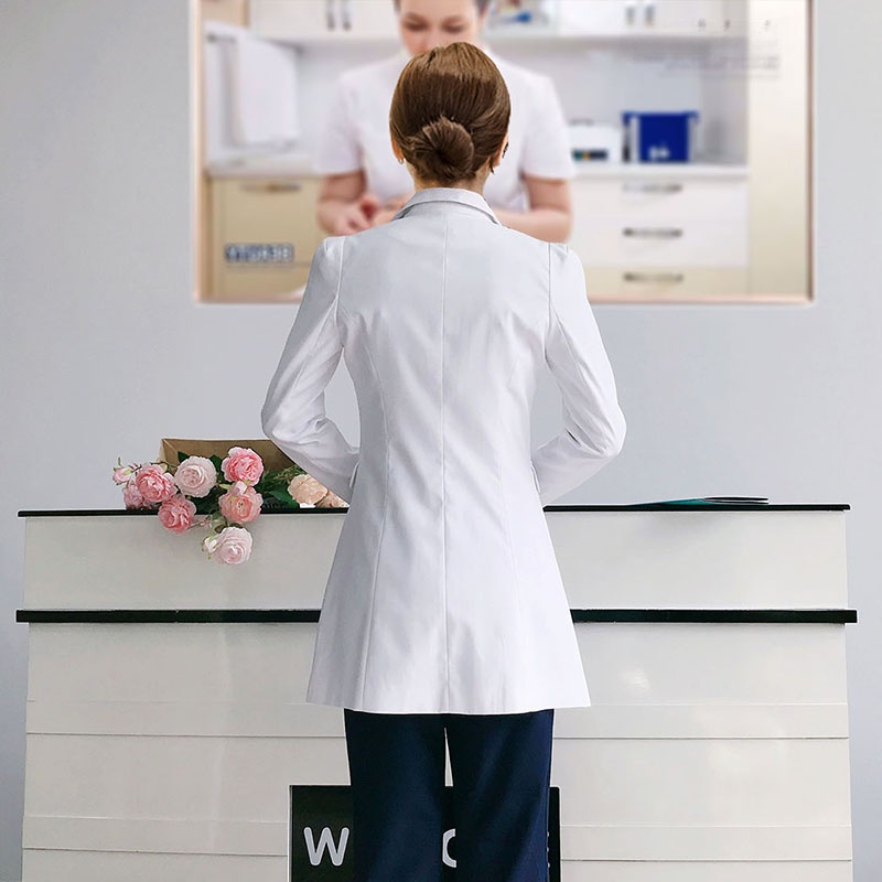 Long Sleeve White Lab Coat Doc - đánh giá và giá Medical Lab Years