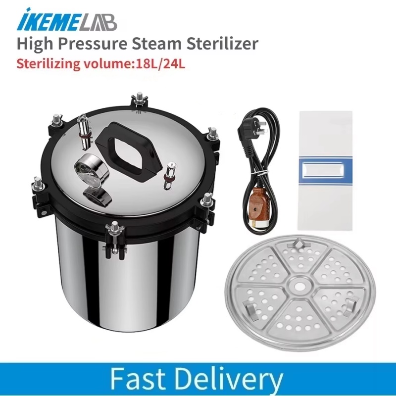 IKEME 18/24L Portable Autoclav - đánh giá và giá Medical Lab Machines